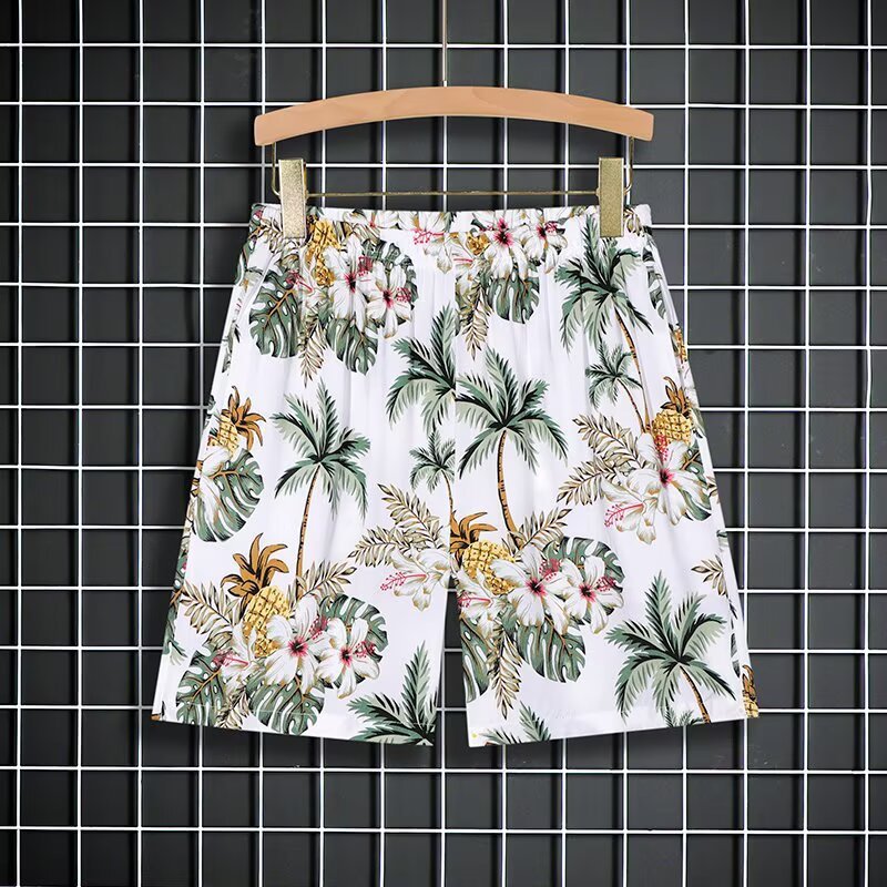 VG Nhiệt Đới Hoa Hawaii Áo Sơ Mi Quần Short Phù Hợp Với Mùa Hè Đi Biển Kỳ Nghỉ Cặp Đôi Mặc Thường Ngày