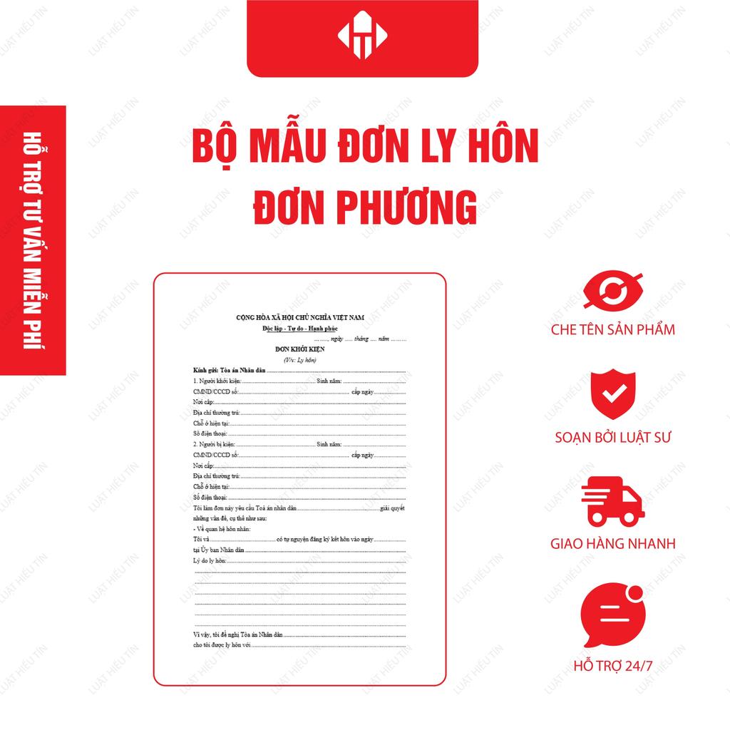 Mẫu Đơn Ly Hôn Thuận Tình 2026 - Hướng Dẫn Soạn Đơn