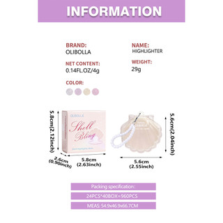 Light Sensation Ba Chiều Highlighter Mặt Làm Sáng Ngọc Trai Mịn Lấp Lánh Phấn má Hồng Highlighter Powder