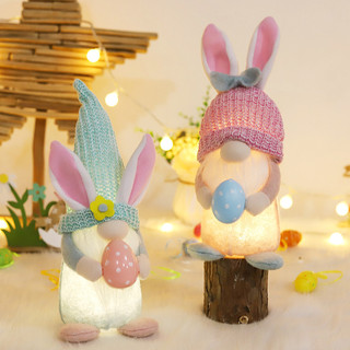 [flyingfishla] Mới Nhiều Màu Gnome Vô Diện Giữ Trứng Đồ Dùng Lễ Hội Không Pin Gnome Búp Bê Lùn Hoạt Hình Đồ Trang Trí Phục Sinh Trang Trí Nhà Cửa