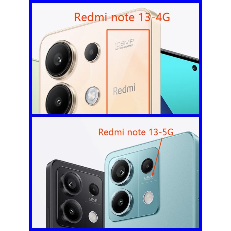 Ốp Lưng Cho Redmi Note 13 5G / Redmi Note 13 4Gtpu Chống Sốc Giá Đỡ Điện Thoại Di Động SJZJ