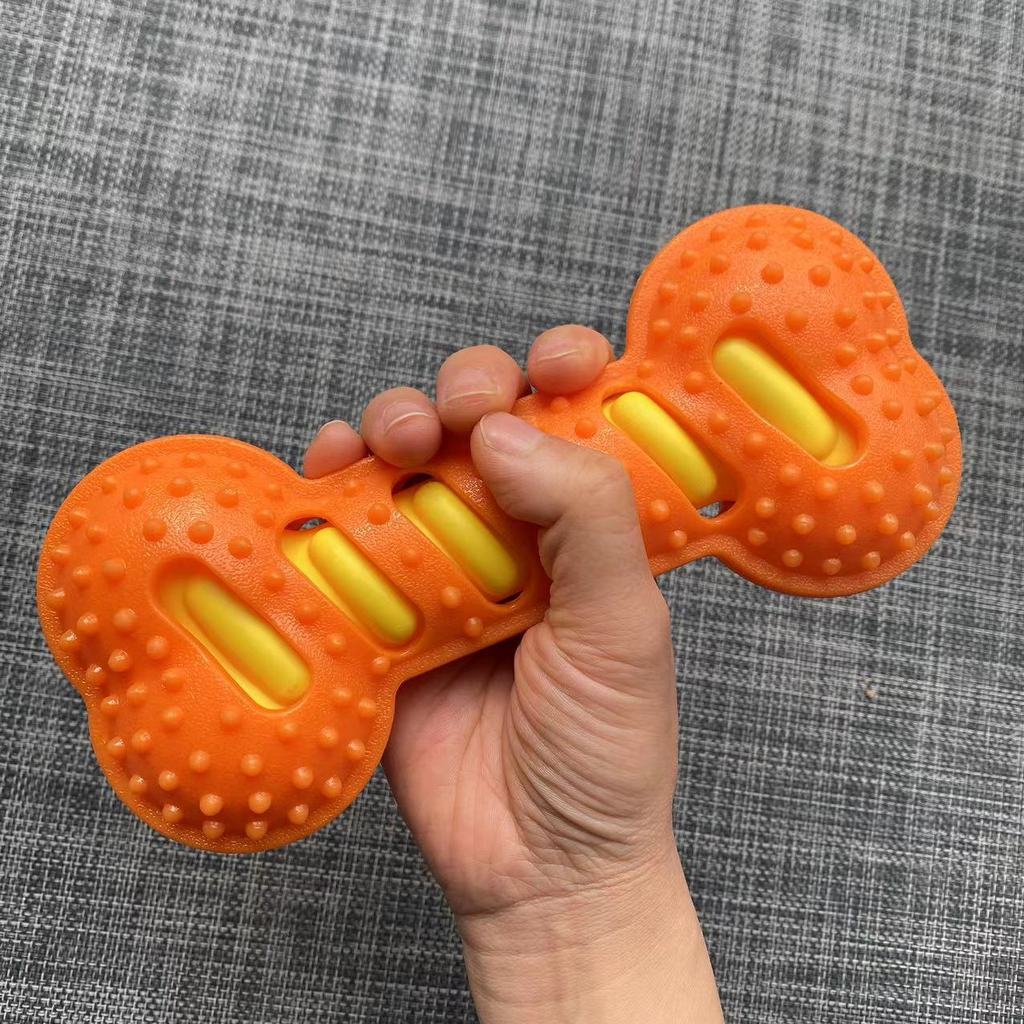 Đồ Chơi Cho Chó Xương Cắn TPR Răng Hàm Giọng Nói Chó Lớn Golden Retriever Corgi Pháp Bulldog Thú Cưng Chán Giảm Công Cụ Tiện Dụng