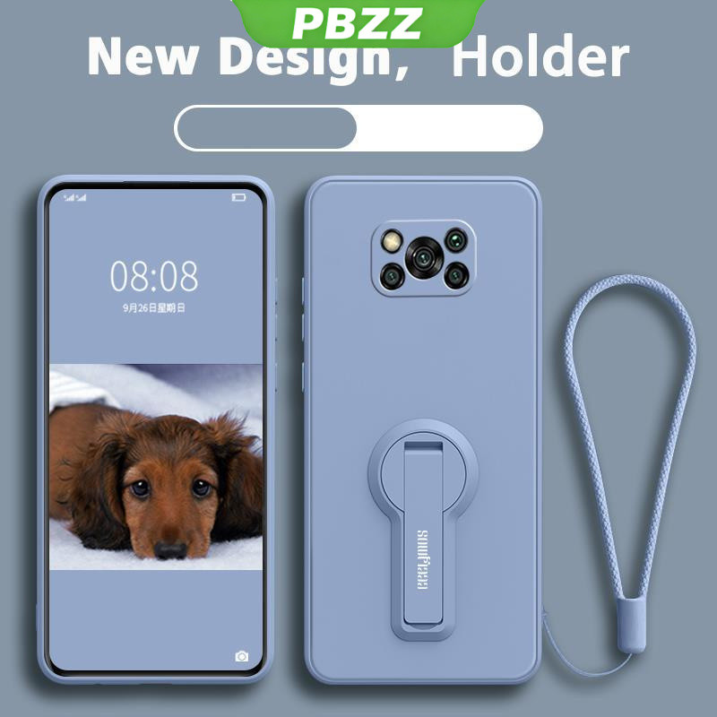 ốp lưng Ốp điện thoại Xiaomi POCO X3 Pro POCO X3 NFC POCO X3 Ốp mềm Ốp chống sốc mịn bảo vệ silicon lỏng thiết kế mới 360 ° với giá đỡ ytxzzj01 đẹp viền vuông cute
