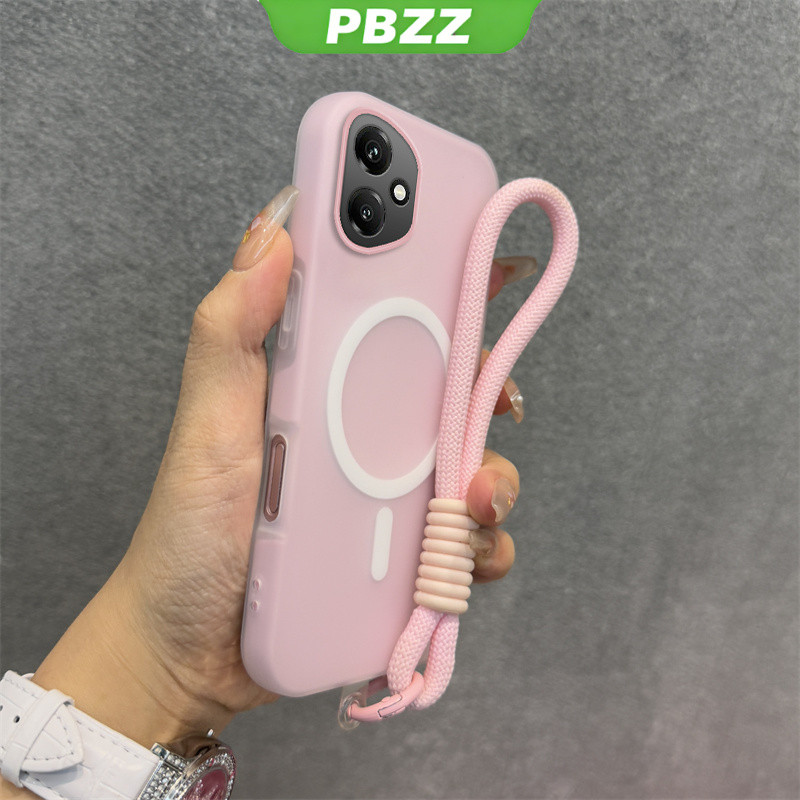 Ốp 2 Trong 1 Cho HONOR 200 400 pro 400 Lite 400 SMART 5g Vỏ Điện Thoại Chống Sốc Thiết Kế Mới Thẩm Mỹ Vỏ Thạch Màu Kép Có Dây Buộc Từ Tính Không Dây GDBSWX01