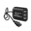 Bộ sạc USB xe đạp điện đa năng 36V đến 120V Đầu vào với 3 cổng cho điện thoại