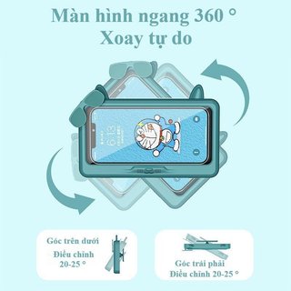 Hộp điện thoại chống nước – Xoay 360°, dùng phòng tắm – Phù hợp máy dưới 6.8 inch – Nhựa cao cấp – Dễ lắp