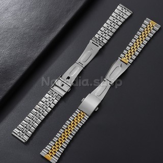 Dây đeo đồng hồ cổ điển bằng thép không gỉ 18-22mm dành cho doanh nghiệp Dây đeo đồng hồ bền 5 hạt để thay thế cho nam nữ Dây đeo cổ tay