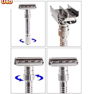 Dao cạo râu inox 304 cánh buớm đúc nguyên khối, 9 chế độ cạo + TẶNG 5 lưỡi