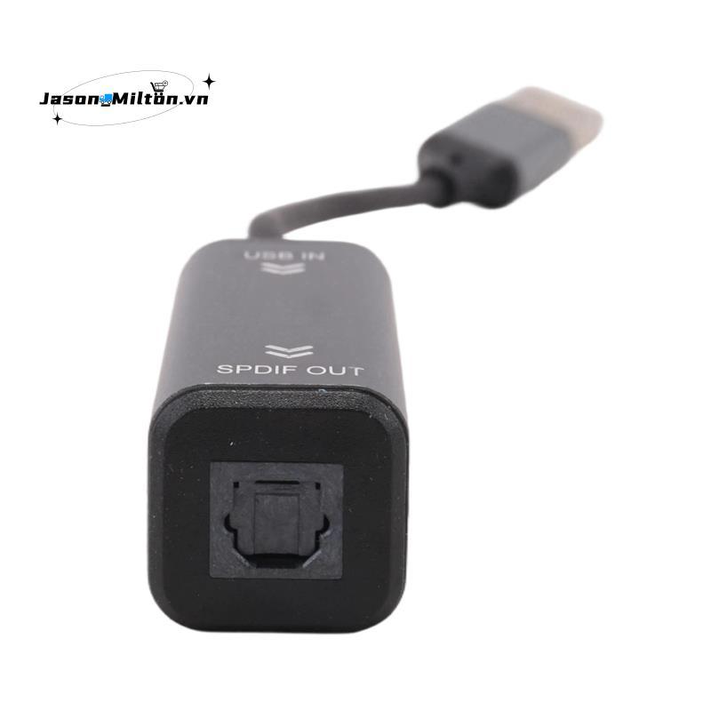 Bộ chuyển đổi âm thanh USB sang quang học Bộ chuyển đổi USB sang SPDIF 16bit / 96KHZ để kết nối máy tính xách tay với Soundbar