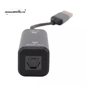 Bộ chuyển đổi âm thanh USB sang quang học Bộ chuyển đổi USB sang SPDIF 16bit / 96KHZ để kết nối máy tính xách tay với Soundbar