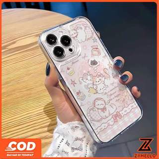 Thích hợp cho OPPO Reno15F Reno15 PRO Reno14F Reno 13F Reno12 F Reno 11F Reno10 Reno8Z Reno7Z Reno8T Reno5 Reno4 Reno6z Phim Hoạt Hình Dễ Thương Người Yêu Đảng Mèo Con Vỏ Điện Thoại TPU Chống Sốc