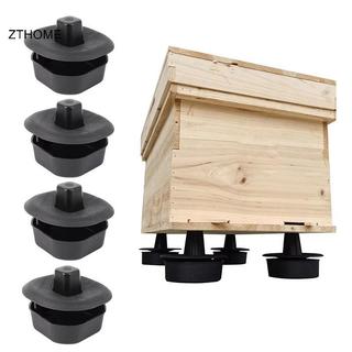 ZTHOME 4 / 8 Chiếc Ong Tổ Chống Kiến Braet Bồn Rửa Chống Côn Trùng Chân Đế Bồn Rửa Chân Nâng Cao Chân Tổ Ong Đứng Dụng Cụ Nuôi Ong HOT