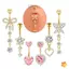 Nhẫn Rốn Trái Tim Đơn Giản Cho Nữ Bé Gái Thời Trang Nút Bụng Nhẫn Gợi Cảm Cơ Thể Xuyên Trang Sức Nhẫn Rốn Tinh Tế Quà Tặng Mới