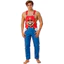 SY3 Trang phục cosplay Super Mario treo quần dành cho người lớn, phù hợp Halloween