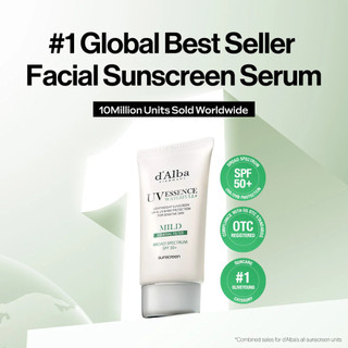 d'Alba Waterfull Essence Suncream – Chống nắng nâng tông, căng bóng glass skin (50ml)