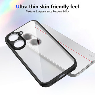 Dành cho Xiaomi POCO X8 Pro Ốp điện thoại cứng trong suốt Khung silicon mềm chống rơi mỏng