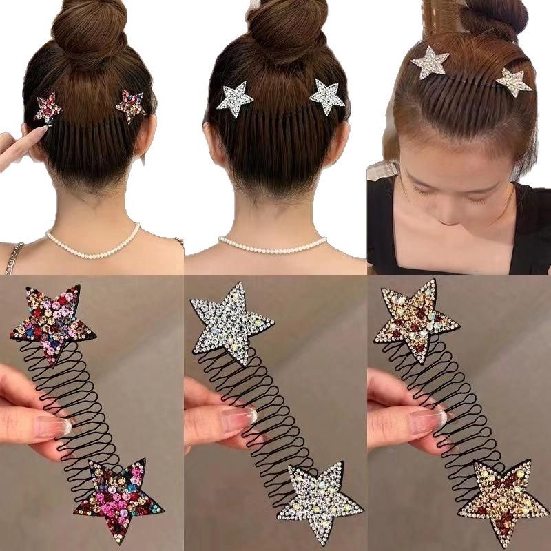 Trẻ Em Nữ Tóc Đi Lạc Flyaway Tamer Lược Vô Hình Kẹp Tóc Phụ Kiện Tóc Dụng Cụ Tạo Kiểu