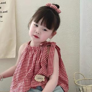 S68-[tomnaukids] Set áo carro cột dây phối quần suông thô boi cho bé gái Size từ 8-30Kg
