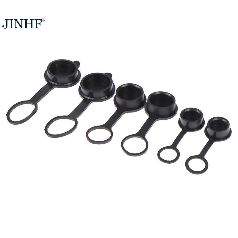 JINHF 10 Chiếc GX12 GX16 GX20 Hàng Không Tròn Cắm Soet Chống Thấm Nước Nắp Chống Bụi Kết Nối HOT