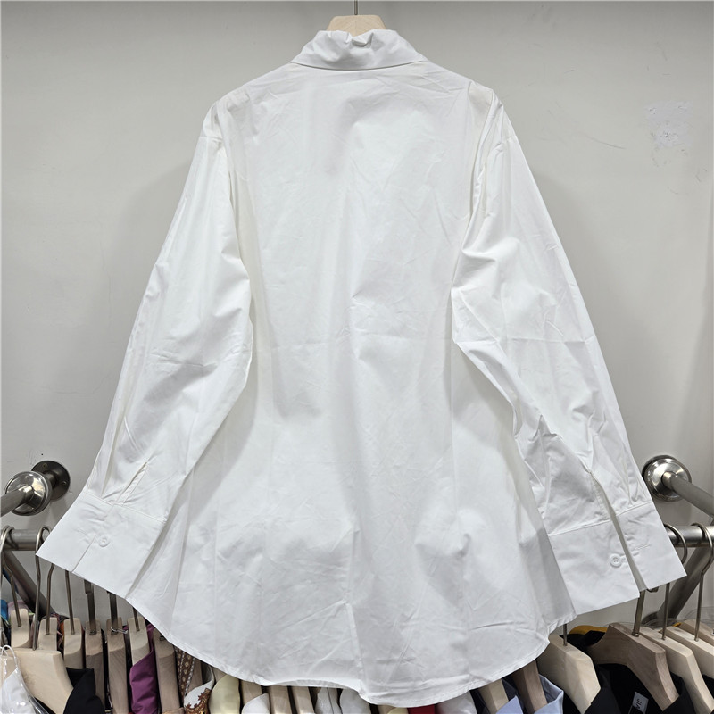 Trạm Phong Cách Công Nghiệp Châu Âu với Ren và Đính Hạt, Phù Hợp cho Áo Sơ Mi Mid-Length