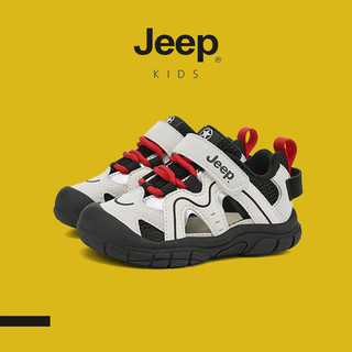 JEEP Giày Trẻ Em Bé Trai Bé Gái Giày Sandal Tập Đi Baotou Chống Trơn Trượt Rỗng Mùa Hè Ngoài Trời Giày Đi Biển