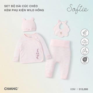 Chaang SS26.T3.3 BST Set body chip, Bộ cúc chéo cho bé