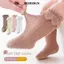 JKDESIGN Dài Tất, Ren Công Chúa Cotton Cho Bé Đầu Gối Cao Cấp, Lưới Rỗng Chất Lượng Cao Thoáng Khí Trẻ Em Tất Trẻ Em Bé Gái Bé Trai