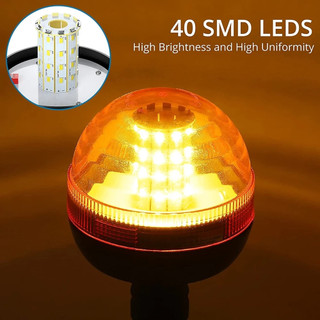 Đèn LED Xoay Cảnh Báo Cho John Deere Máy Kéo Xe Tải Nhấp Nháy Hổ Phách Linh Hoạt Khẩn Cấp Đèn Beacon Lâm Nghiệp
