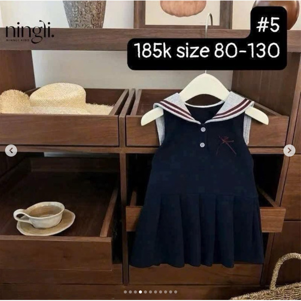 VÁY HÈ CHO BÉ NINGLI 11 MẪU
