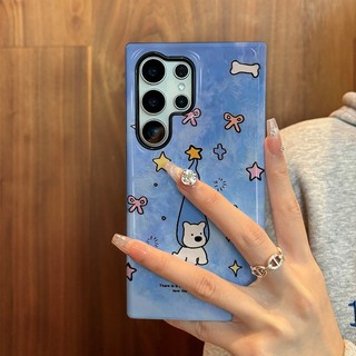 Ốp lưng chống sốc họa tiết Stars and Puppy S26Ultra có thể so sánh với Samsung S26 S23 S24 Ultra S24FE 25FE S25eDge Vỏ chống sốc S25 Plus S25ultra A55 a56 A36