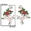 MERIGGIARE 1 Miếng Dán Hoa Thêu, DIY Handmade Sợi Polyester Thêu Hoa Táo, Phụ Kiện Quần Áo Thời Trang Hoa Miếng Dán Đầm