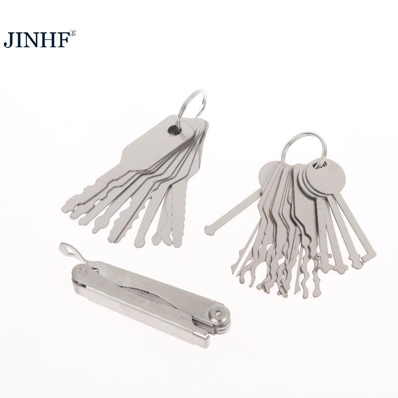 JINHF 10 / 11 / 16 Cái Dụng Cụ Losmith Đa Năng Chìa Khóa Bộ Một Từ Los Phụ Kiện Sửa Chữa Dụng Cụ Chìa Khóa Điện Cho SOWOYOO HOT