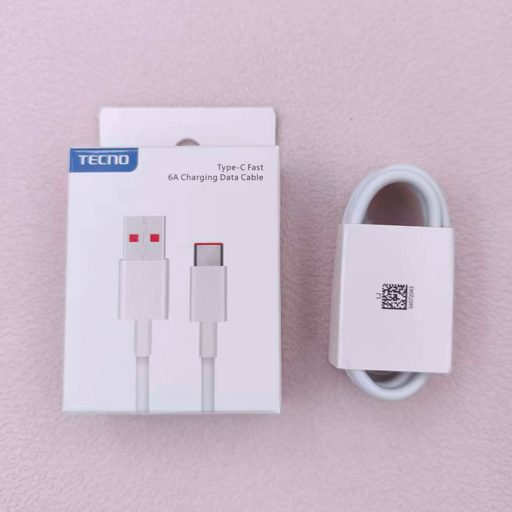 Cáp sạc nhanh 70W 65W 55W 100CM 6A Type-C cho Tecno Pova 4 5 6 Pro 5G Camon 20 30 Ultra Spark 10 20 Pro Phantom V Fold 2