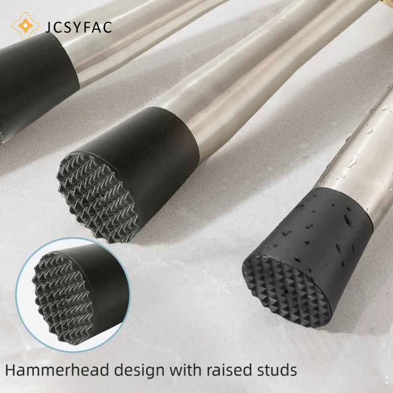 JCSYFAC Cao Cấp Cotail Muddler Đá Búa Trái Cây Máy Nghiền Barware Trộn Dụng Cụ Cho Gia Đình Nhà Bếp Đảng Đồ Uống Mới