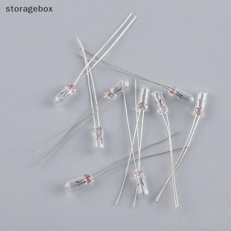 [Hộp lưu trữ] 25 bóng 5mm 4mm 3mm mini 12V trong suốt, vonfram, dùng cho nút chuyển, đèn báo
