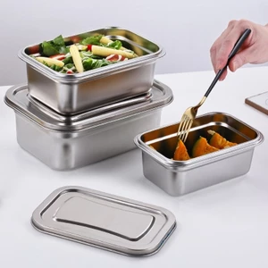 Hộp bảo quản bằng thép không gỉ Yoo Hộp đựng kem dung tích lớn