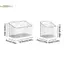 TRTR 1 Cái Nhà Bếp Tỏi Gừng Và Hành Trong Suốt Giỏ Chứa Đồ Treo Tường Nhỏ Treo Tường Hộp Bảo Quản Lưu Trữ Ra VN