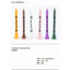 Elf Style Golf TEE Ball Nail 70MM Ghế hỗ trợ chơi gôn # 2620 #