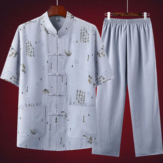 Bộ đồ Hanfu nam phong cách Trung Quốc, phù hợp mặc hàng ngày và dịp Tết Nguyên Đán, size 40-100kg