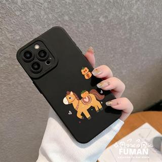 Ốp Điện Thoại Pony Dễ Thương Đơn Giản Cho OnePlus 1 + ACE 6 6T 5 3 2 Pro 3V 2V Racing Nord 3 2 N30 CE3 CE2 Lite 5G 4G Vỏ Năm Mới Trung Quốc Bảo Vệ Ống Kính Cặp Đôi Chống Rơi Ốp Lưng Mềm