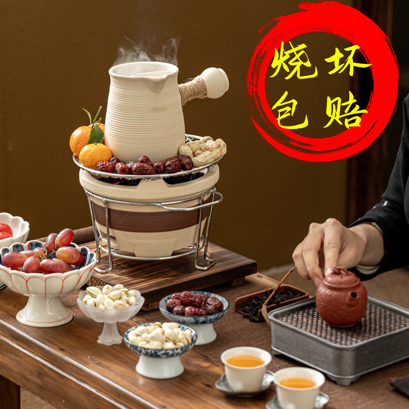 Bếp than di động kích thước lớn, dùng cho cắm trại ngoài trời, nướng thịt và pha trà 81DA