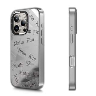 CASECASE X Matin Kim TAPE Ốp Lưng Gương Bạc Hút Từ Tính IPhone Dành Cho IPhone 17 Air 16 15 14 13 12 Pro Max Plus Ốp Lưng Cứng Có Hộp Khắc Logo