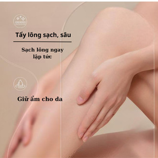 Kem tẩy lông lành tính, an toàn cho da, làm sạch nhanh chóng, không gây kích ứng da