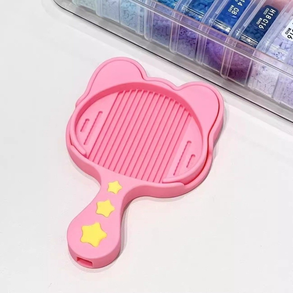 PICESTADIO Đậu Xẻng Đĩa, Mini DIY Handmade 2.6mm Cầu Chì Đậu Xẻng, Hạt Nhựa Sáng Tạo Cầm Tay Hình Mèo Perler Hạt Dụng Cụ Handmade Hạt Đồ Chơi