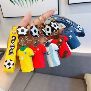 Sáng Tạo Jersey Cúp Bóng Đá Ngôi Sao Messi Móc Khóa Hoạt Hình Học Sinh Schoolbag Mặt Dây Chuyền Quà Tặng