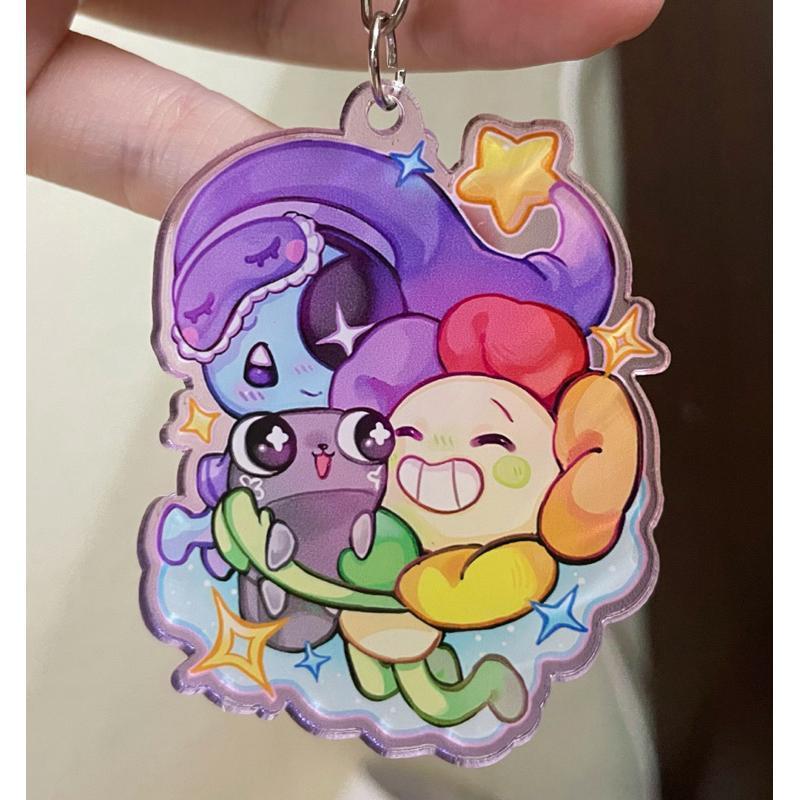 Móc khoá Dandy's World keychain,6cm (art by Rinfu)
