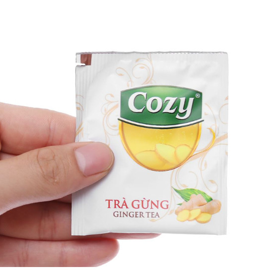 Trà Cozy Hương Gừng Hộp 40g Thơm Ngon Đậm Vị Trà Gừng, Dễ Pha Dễ Uống