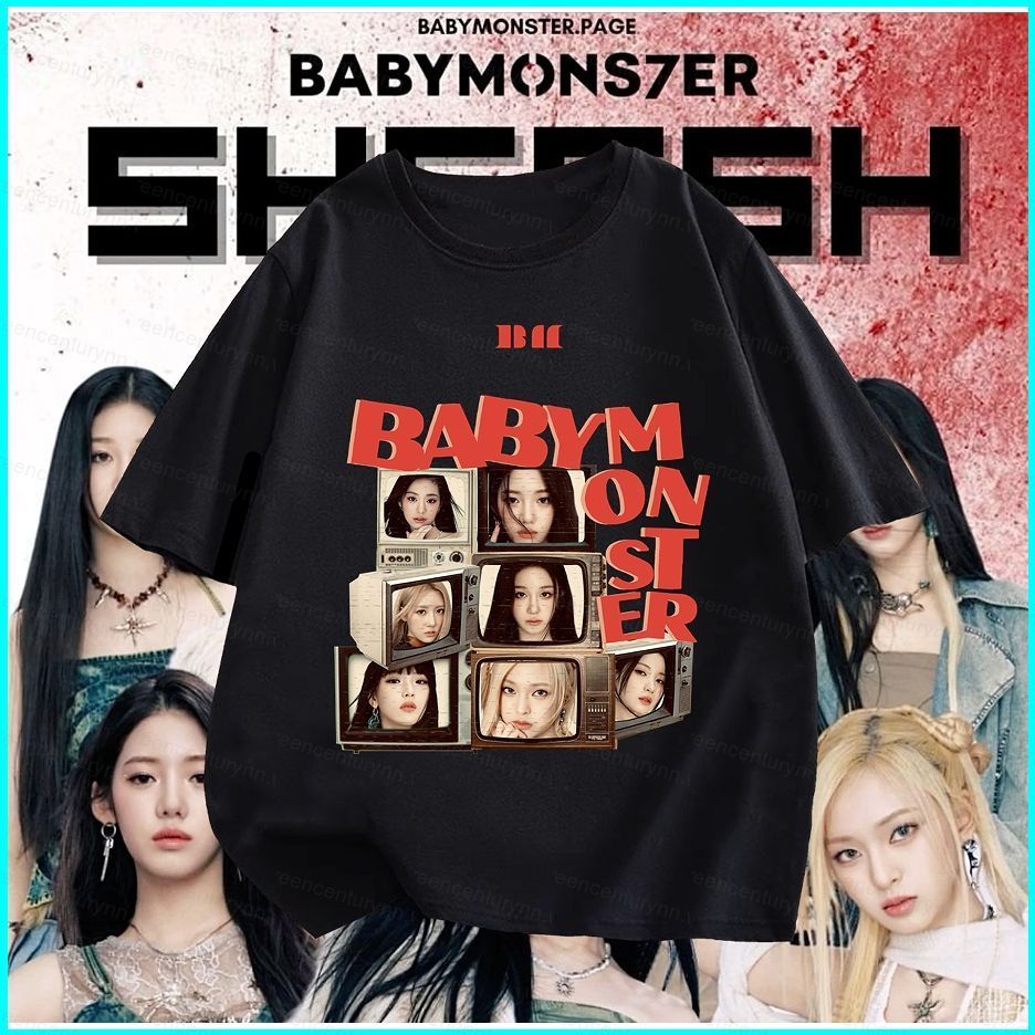 Áo thun mùa hè 3D ngắn tay dành cho trẻ em - Babymonster