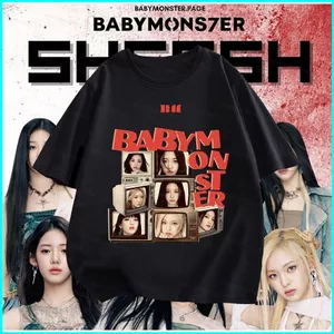 Áo thun mùa hè 3D ngắn tay dành cho trẻ em - Babymonster