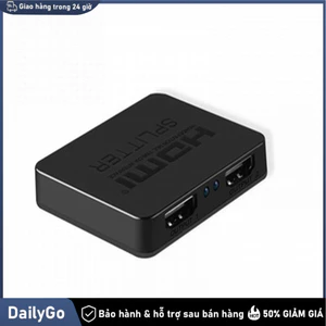 Bộ chia HDMI 1 ra 2 và 1 ra 4, 1 ra 2, Bộ chia HDMI, 4K, Từ 1 máy tính ra 2 màn hình, Cùng 1 lúc
